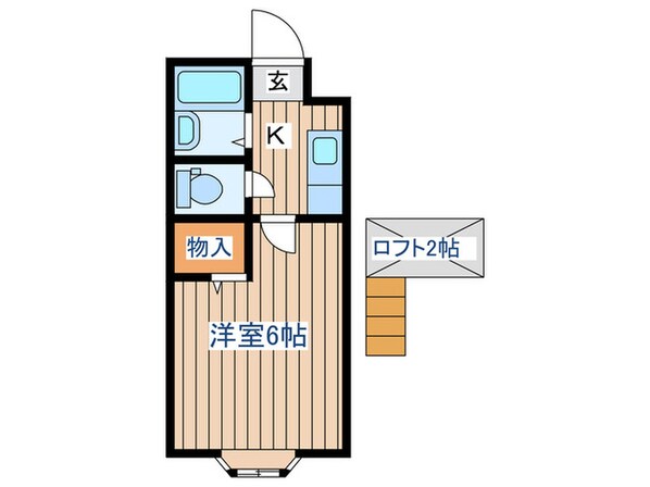 ベルシティ木ノ下の物件間取画像